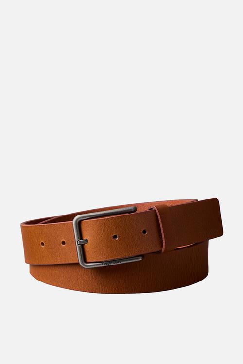 Warmth Buckle Smooth 35Mm - CK Cognac/Antique Silver