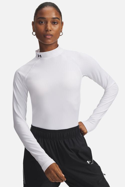 UA CG Authentics Mockneck - White/Black