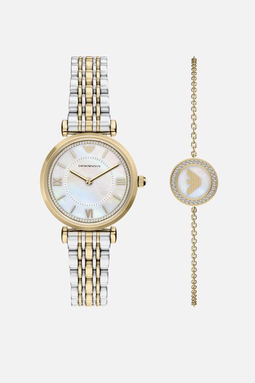 Gianni T-Bar Gift Set AR80086SET TwoTone - Gold/Silver