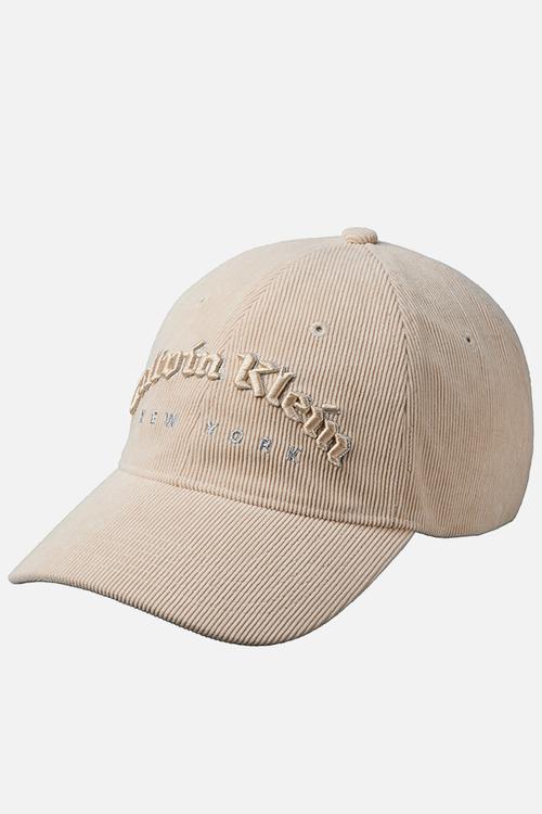 Corduroy Graphic Baseball Cap - Tuscan Beige