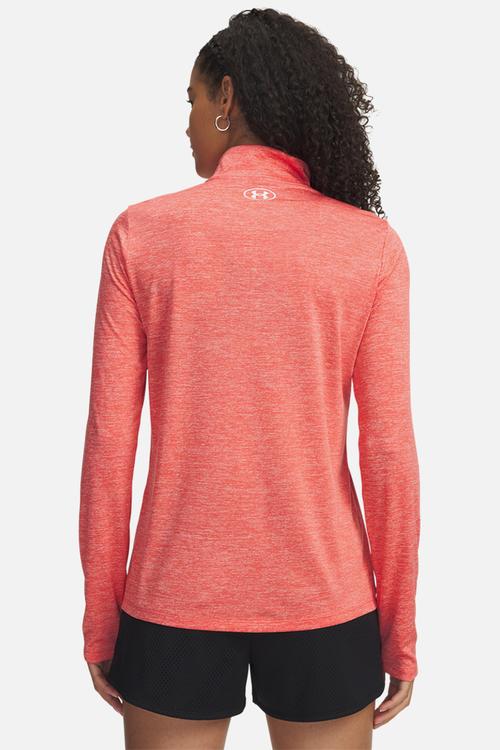 Tech 1/2 Zip- Twist - Venom Red/White