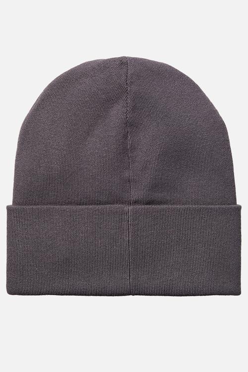 Monologo Patch Beanie - Gray Pinstripe