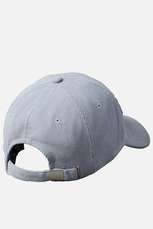 Corduroy Graphic Baseball Cap - Casual Blue