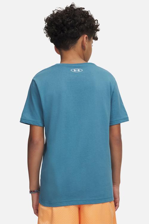 Ua b sportstyle lc short sleeve - boundless blue/ white
