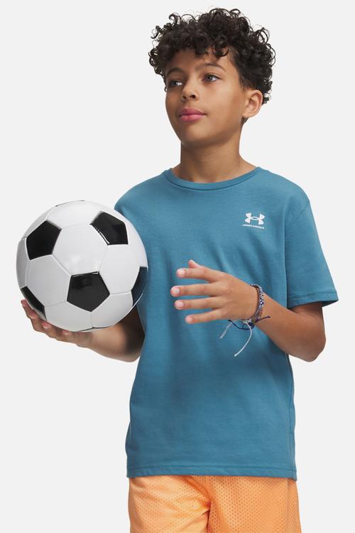 Ua b sportstyle lc short sleeve - boundless blue/ white