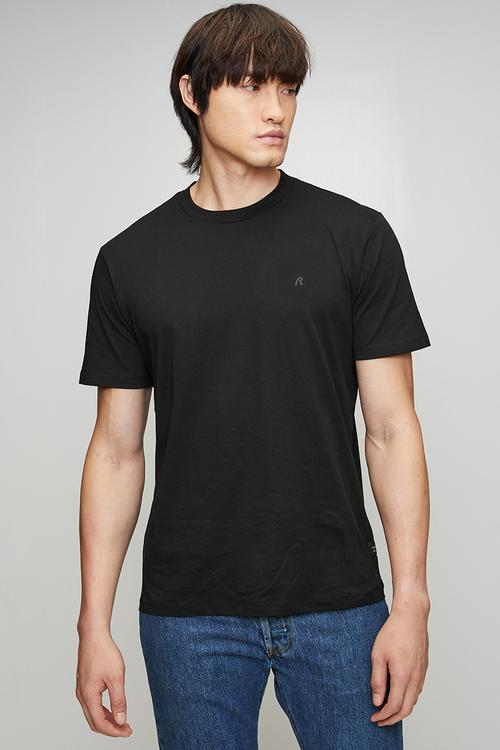 Tonal Logo Essential Tee - Black