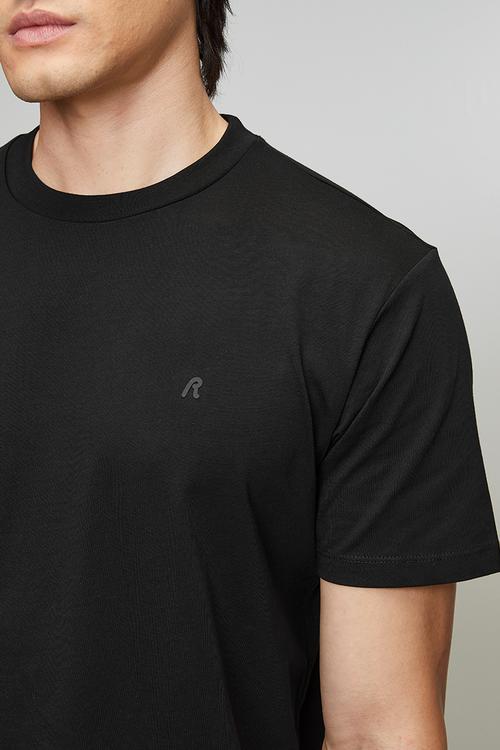 Tonal Logo Essential Tee - Black
