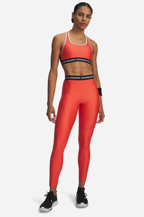 UA HeatGear Legging - Venom Red/White