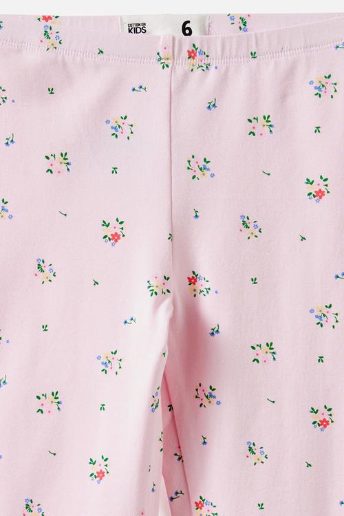 Huggie Tights - Tea Party Pink/Floral Ditsy