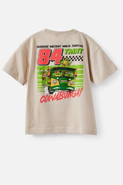 License Drop Shoulder Ss Tee  - Lcn Nic Rainy Day/Tmnt