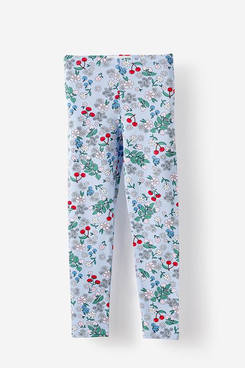 Huggie Tights - Dawn Blue/Floral 
