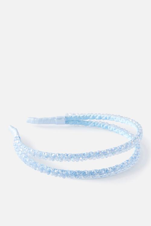 Luxe Headband - Ice Blue/Sparkles