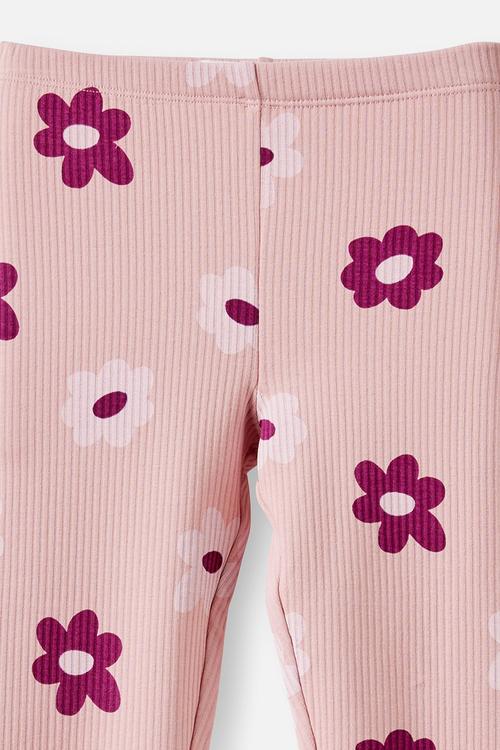 Fleece Legging - Zephyr/Florals