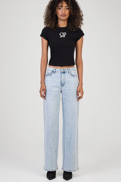 Romy Wide Leg Jeans - Light Vintage