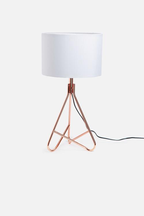 Copper table lamp