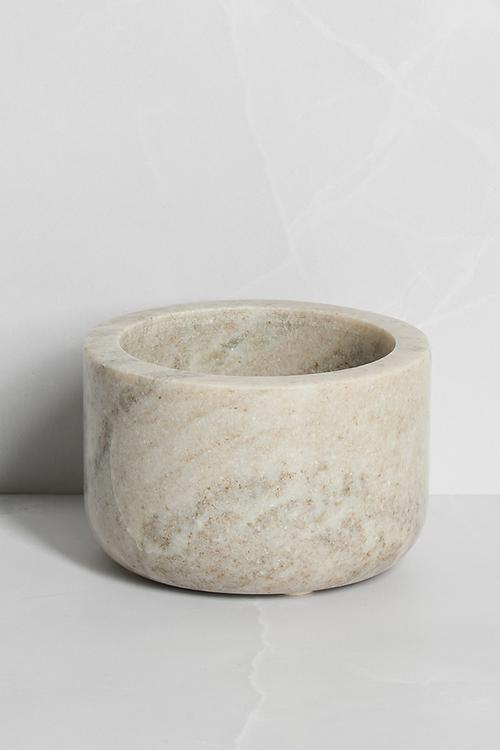 Marble Pestle & Mortar - Natural