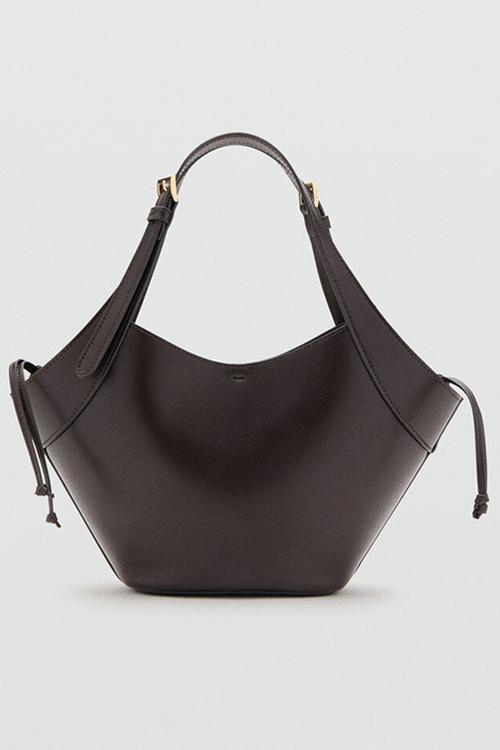 Elise shoulder bag - dark brown