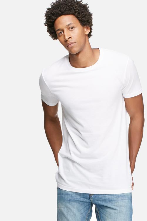 Longline crew neck tee
