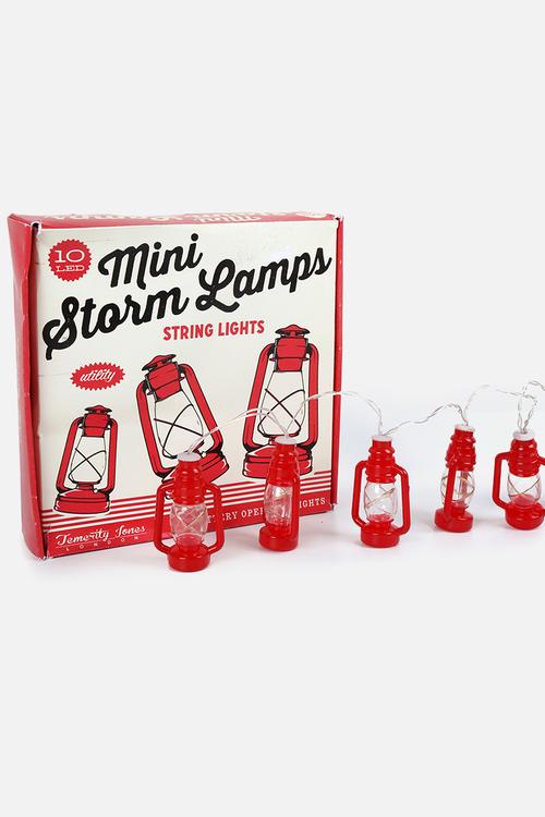 Mini storm lantern string lights