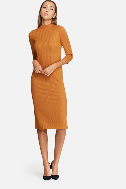 Jersey 3/4 sleeve dress