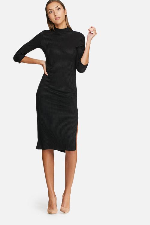 Jersey 3/4 sleeve dress