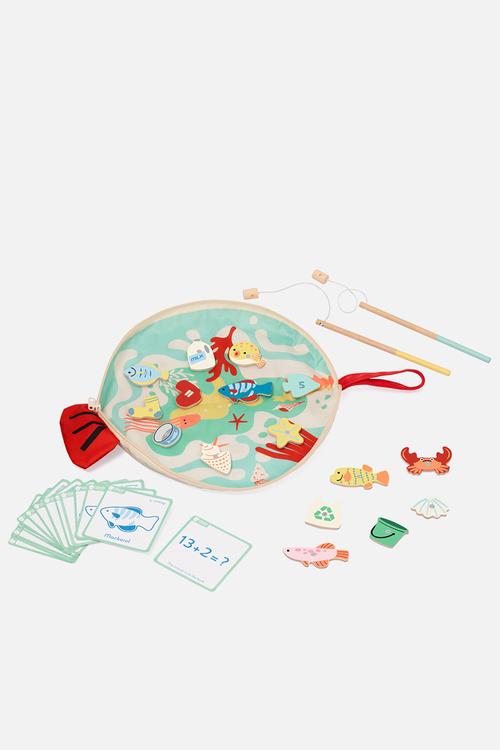 Classic World - Fishing Game - Travel-Size Set with Activity Cards - 34pcs