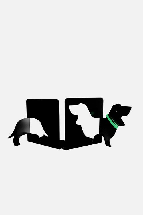 Really long sausage dog bookends