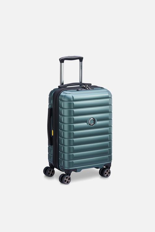 Delsey Small Shadow 5.0 55Cm 4Dw Cabin Trolley Case - Green