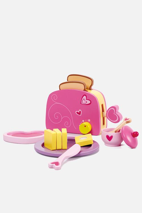 Classic World - Pretend & Play - Toaster Toy Set - 13pcs