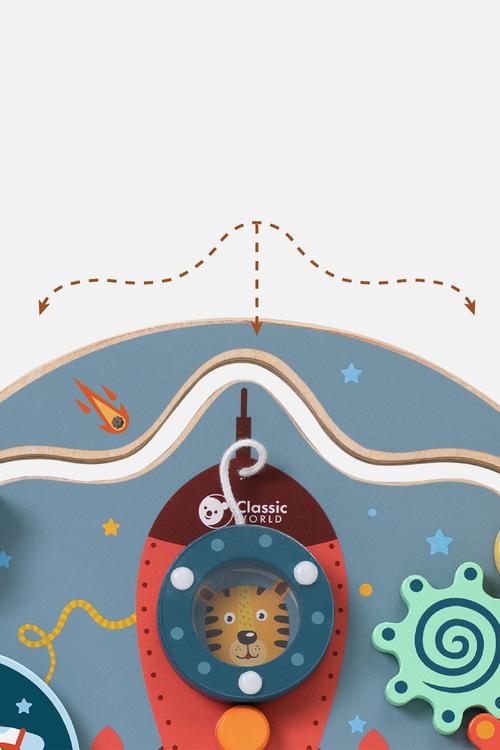 Classic World - Rocket Busy Board Play Set