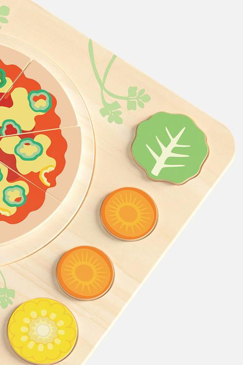 Classic World - Wooden Puzzle - Pizza Maker - 22pcs