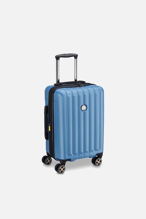 Delsey Small Longitude 55Cm Cabin Trolley Case - Blue