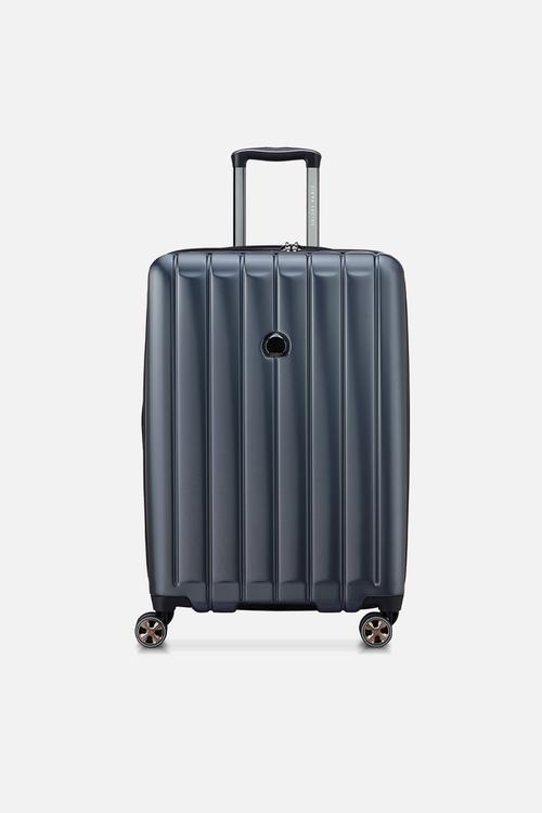Delsey Medium Longitude 69Cm Trolley Case - Charcoal