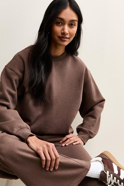 Vde helsinki sweat - dark brown