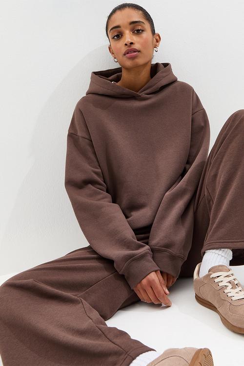 Vde hoodie - dark brown
