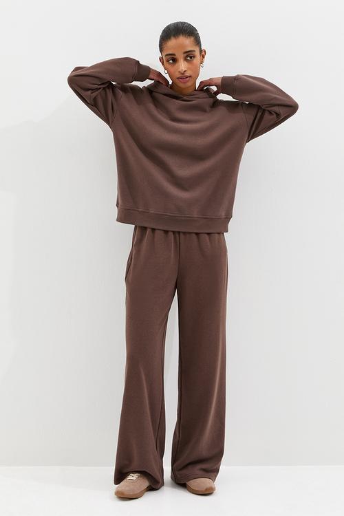 Vde hoodie - dark brown
