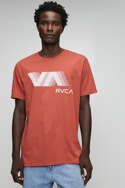 Va Blur Short sleeve - Dusty Red