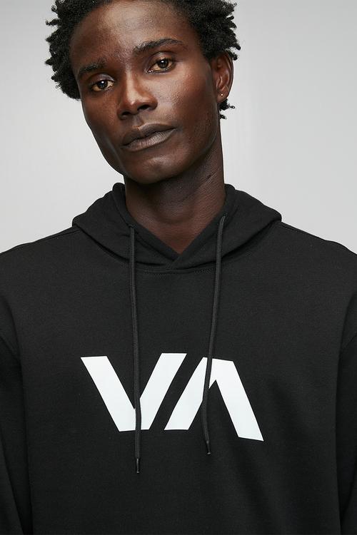 Big Rvca Hoodie - Black