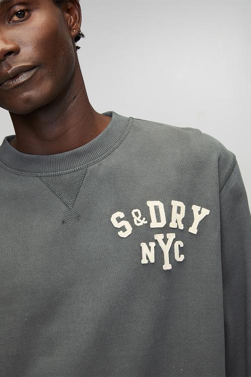 Vintage Athletic Crew - Dark Shadow Grey
