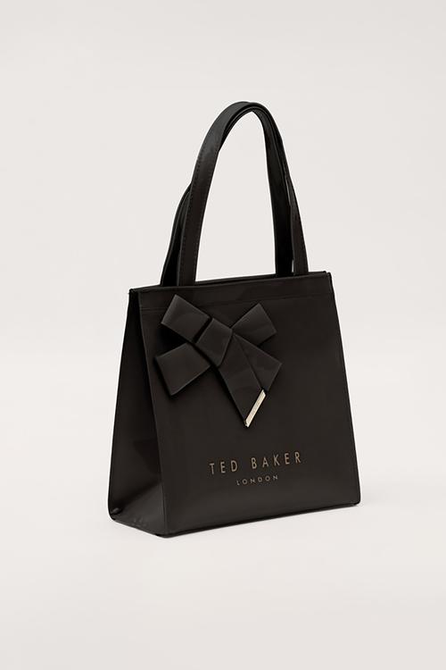 Niacon Bow Detail Small Icon Bag - black
