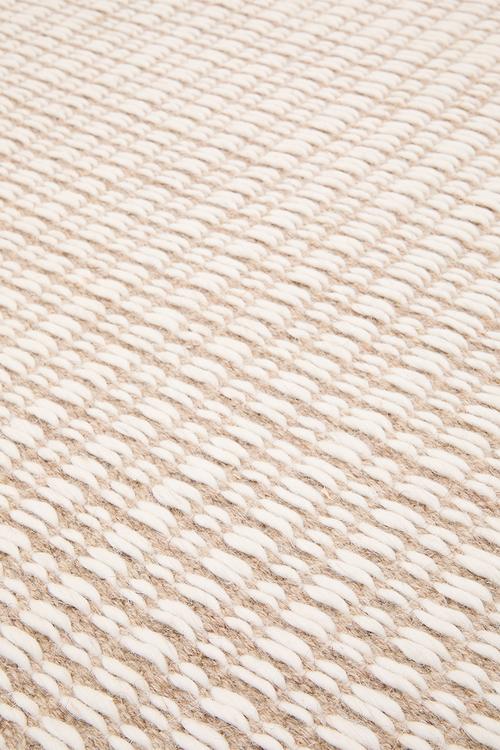 Fior Woll & Cotton Blend Runner Natural