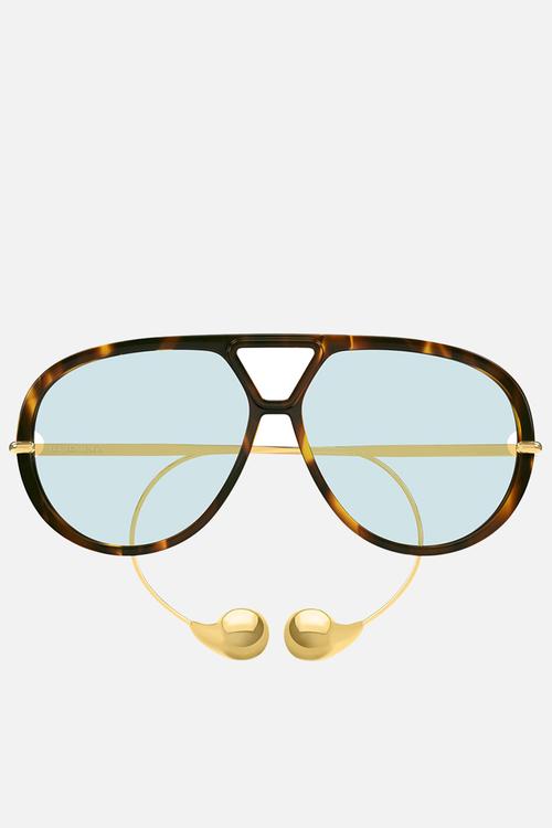 Drop Aviator Sunglasses - Havana