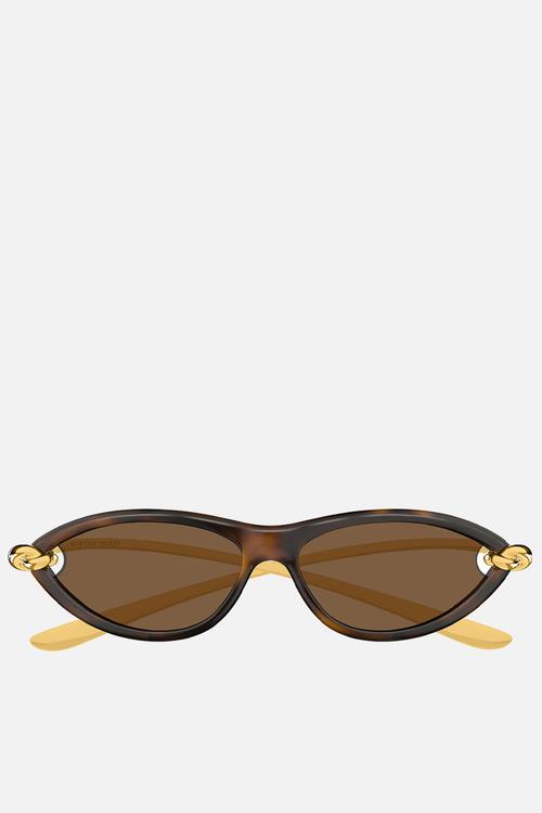 Knot Cat Eye Sunglasses - Havana