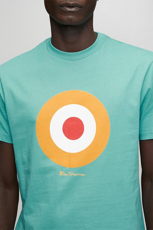Target Tee-Shirt - Aqua Teal