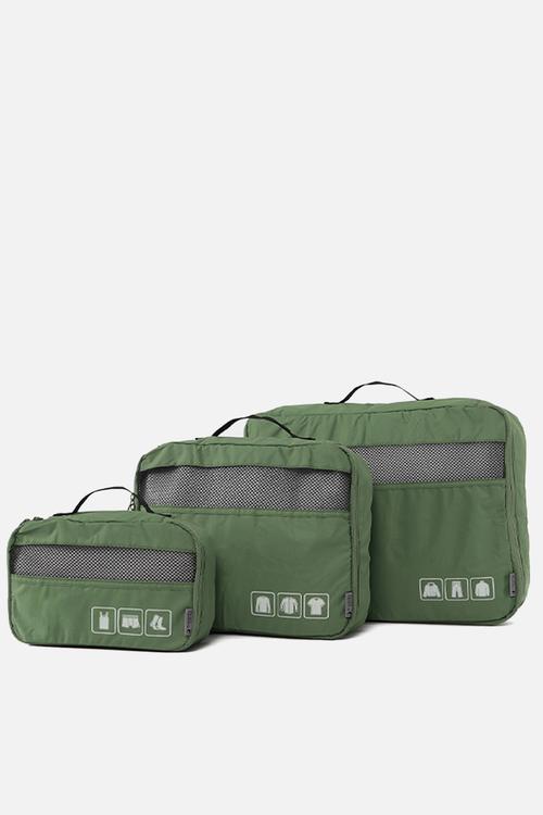 Travelite 3 Piece Packing Cubes Ii - Green