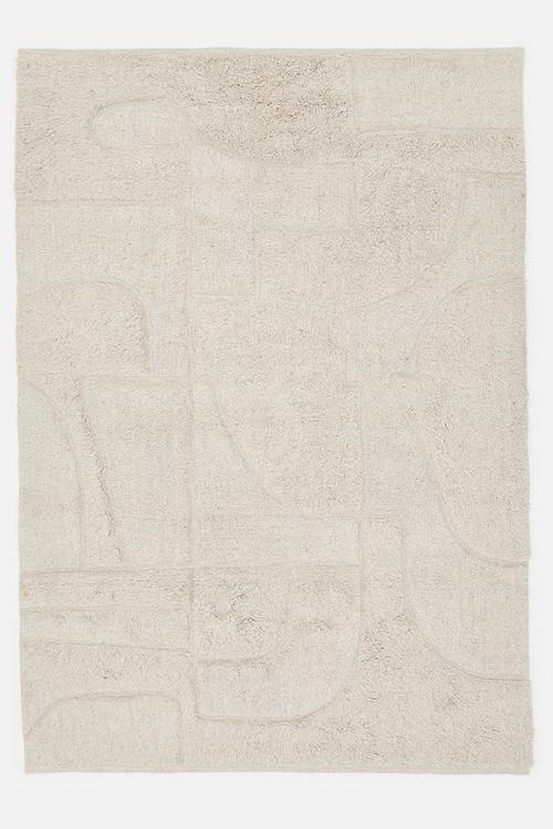 Mysa Tufted Wool Blend Rug Natural