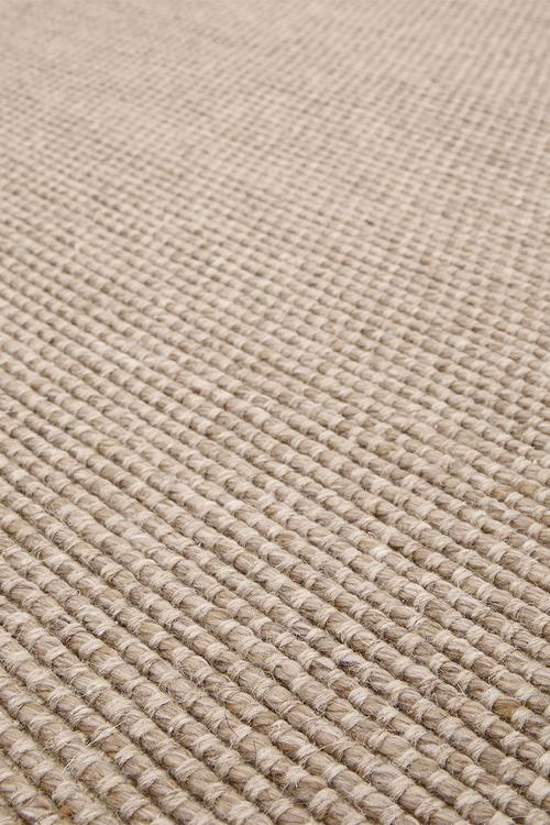 Cora Handwoven Wool Blend Rug Taupe