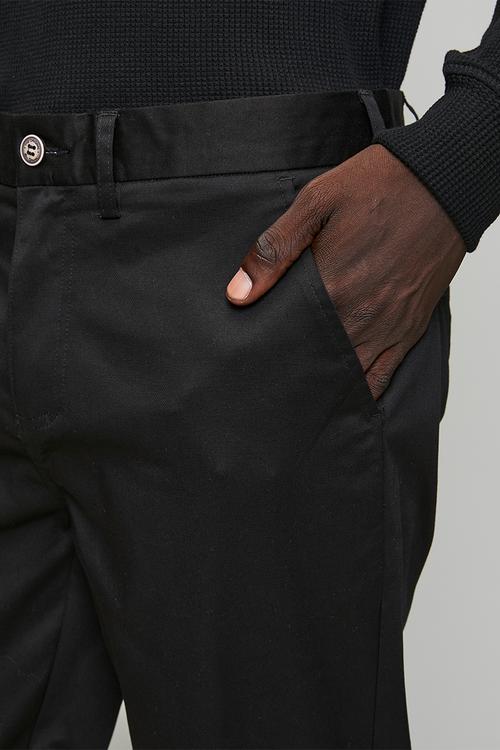 Bs Straight Leg Chino - Black