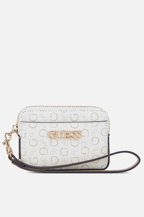 Tasha Sling Id Wristlet Bag - White