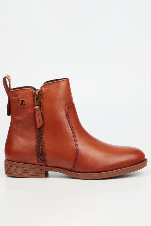 Cecilia 1 leather ankle boot - tan